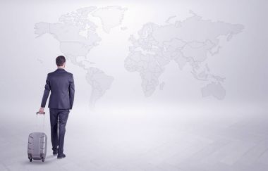 Dünyanın her yerinde onun gezisi işadamı