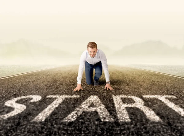 Start çizgisinde, işadamı