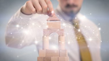 Bir kule inşa işadamı