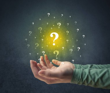 El tutma soru işaretleri