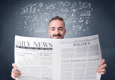 işadamı okuma gazete