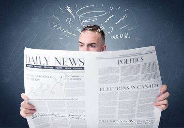 işadamı okuma gazete