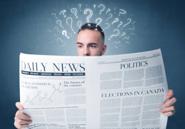 işadamı okuma gazete