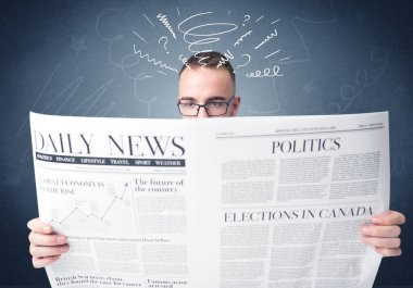 işadamı okuma gazete