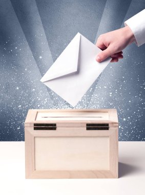 Oy sandığı kişi döküm oy ile