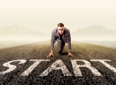 Start çizgisinde, işadamı