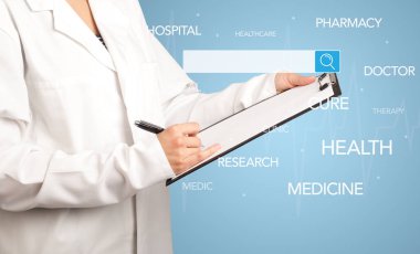 kadın doktor ile not etmek