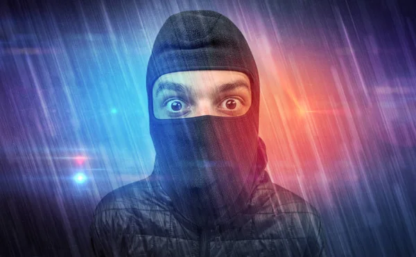 Burglar in action. — Stock Photo, Image