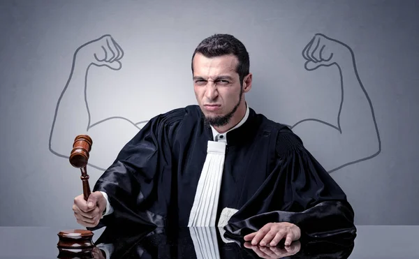 Svalnatý soudce rozhodování — Stock fotografie