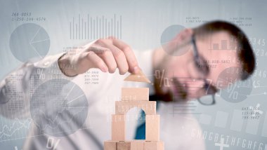 Bir kule inşa işadamı