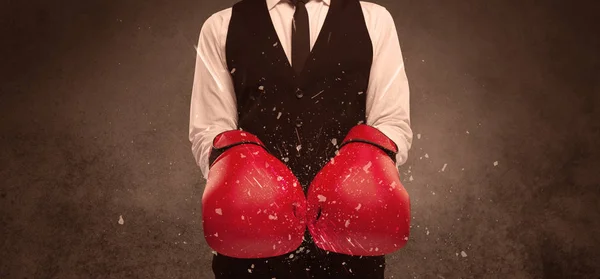 Breaking with boxing — Stock Photo, Image