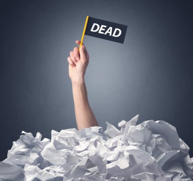 El tutma siyah işaret