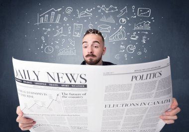 işadamı okuma gazete