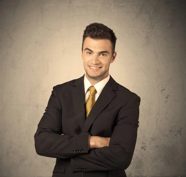 Sales worker making face expressions — Stock Photo, Image