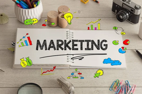 Defter ile office araçları katta