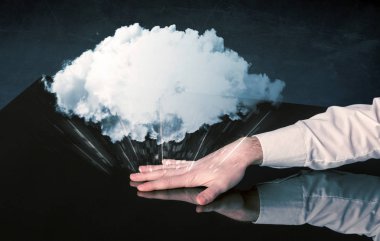 Etkileşimli tablo dokunmadan eller