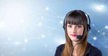 Kadın telemarketer