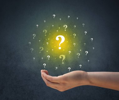 El tutma soru işaretleri