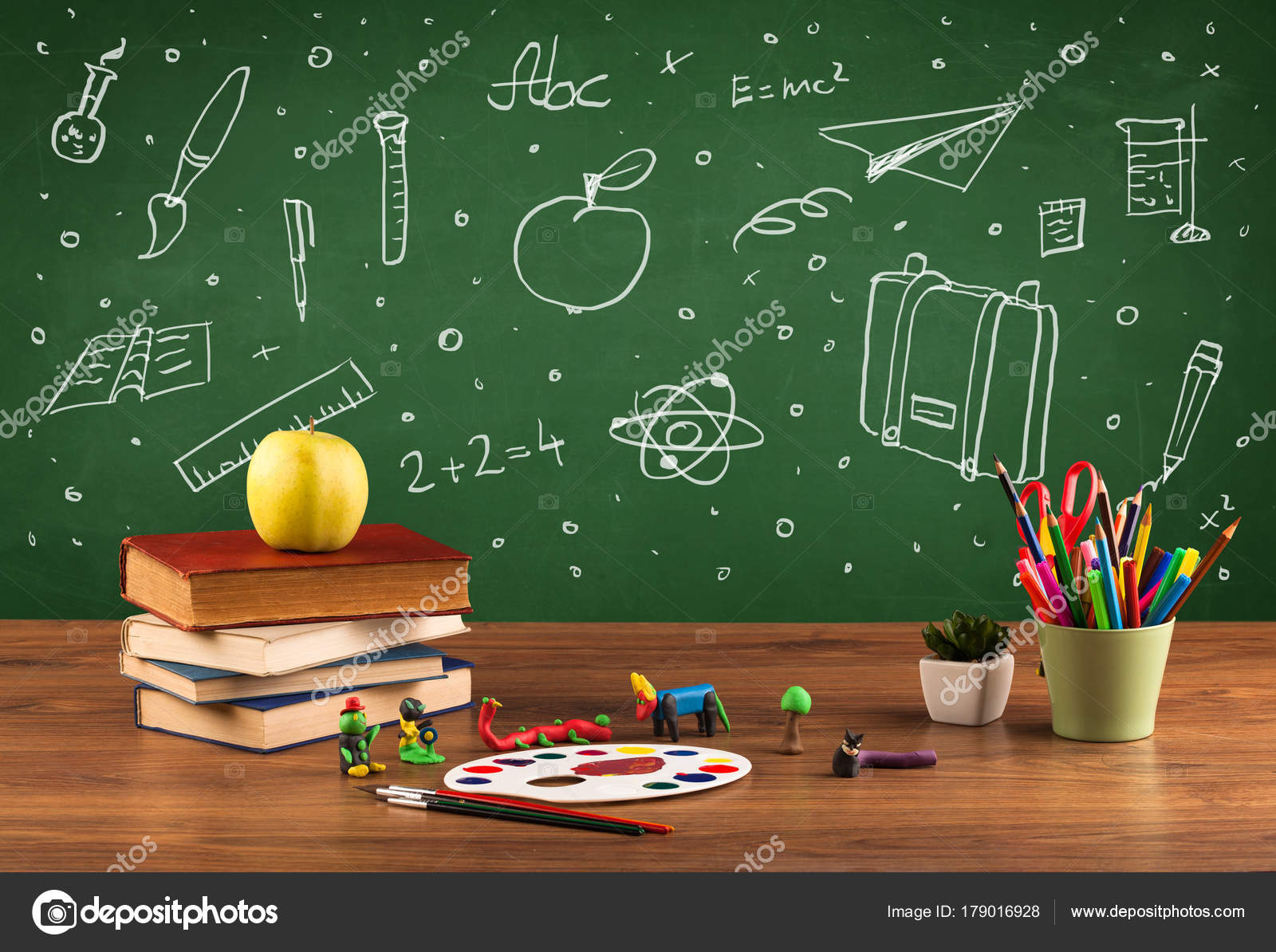 Colored chalk stock image. Image of education, background - 32461677