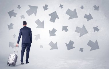 Tatsız oklarla bırakarak işadamı