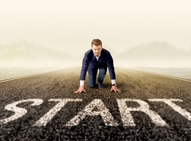 Start çizgisinde, işadamı