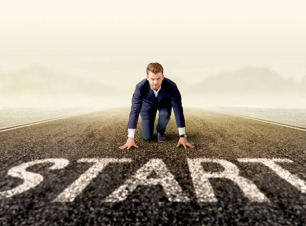 Start çizgisinde, işadamı