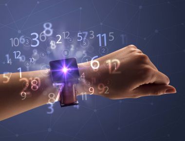 El smartwatch ve numaraları kapatmak