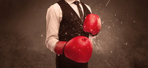 Разрыв с боксом — стоковое фото