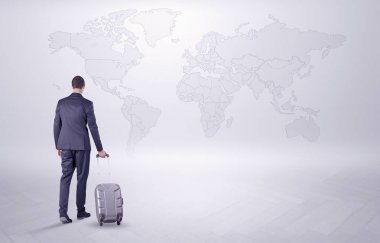 Dünyanın her yerinde onun gezisi işadamı