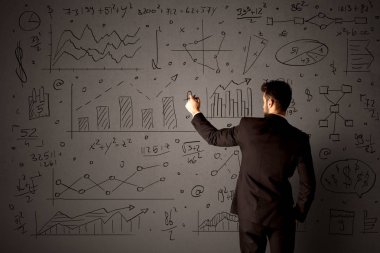 iş planı ile işadamı