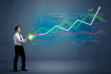 Hisse senedi piyasasında holding iş adamı