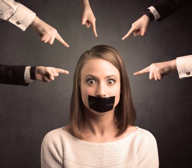 birden fazla el kadın işaret