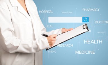 kadın doktor ile not etmek