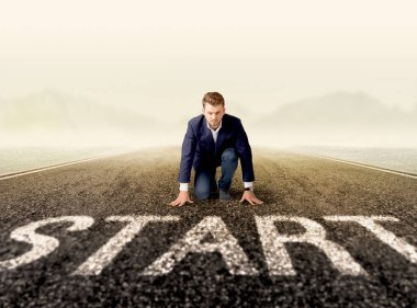 Start çizgisinde, işadamı