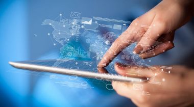 Tablet grafiklerle dokunmadan parmak