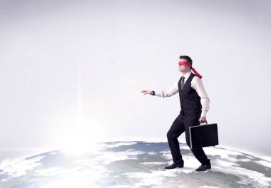 blindfolded işadamı