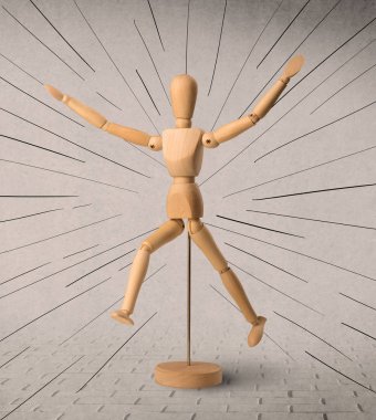 Ahşap manken kavramı