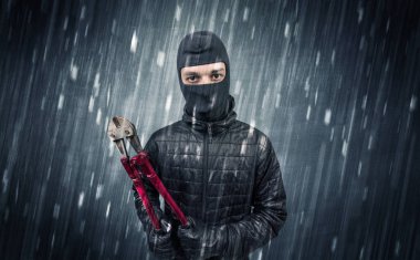 Ev kamera eylem tarafından hırsız yakalandı.