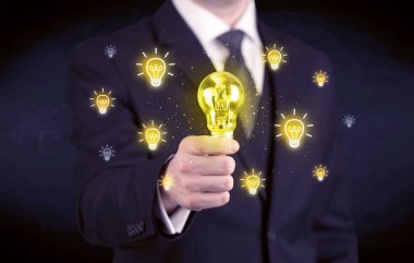işadamı bir parlak fikir kavram vardır