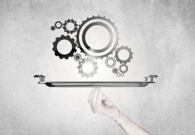 Tepside çalışan çark konsepti