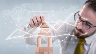 Bir kule inşa işadamı