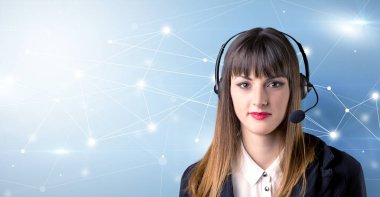 Kadın telemarketer
