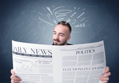 işadamı okuma gazete