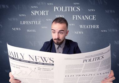 işadamı okuma gazete