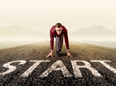 Start çizgisinde, işadamı