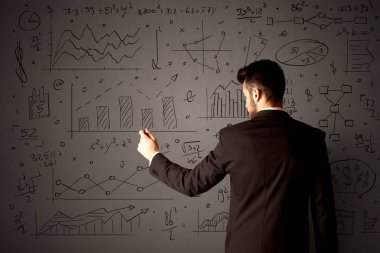 iş planı ile işadamı