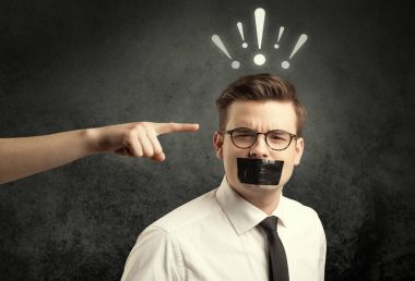 İş çalışan gösteren bir el