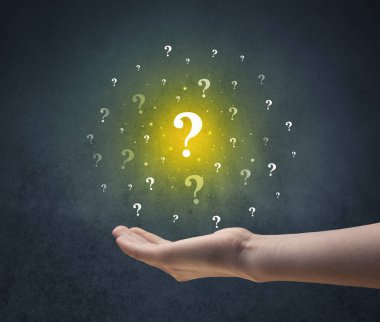 El tutma soru işaretleri