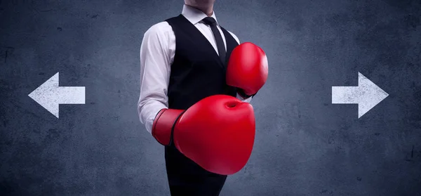 Boxing with arrows — Stock Photo, Image