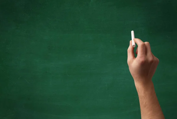 Handschrift auf sauberer Tafel — Stockfoto